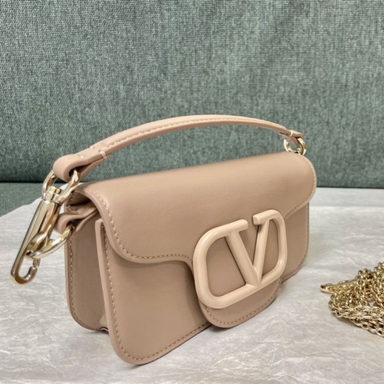 Valentino Loco Calfskin Shoulder Bag 27cm 3 Colors