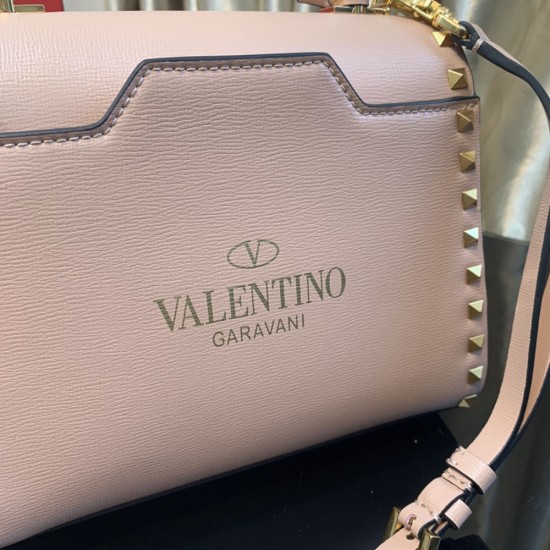 Valentino Garavani Small Rockstud Alcove Calfskin Handbag