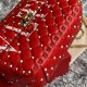 Valentino Garavani Rockstud Spike Chain Bag in Supple Lambskin Nappa With Print