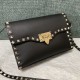 Valentino Rockstud Smooth Calfskin Messenger Bag
