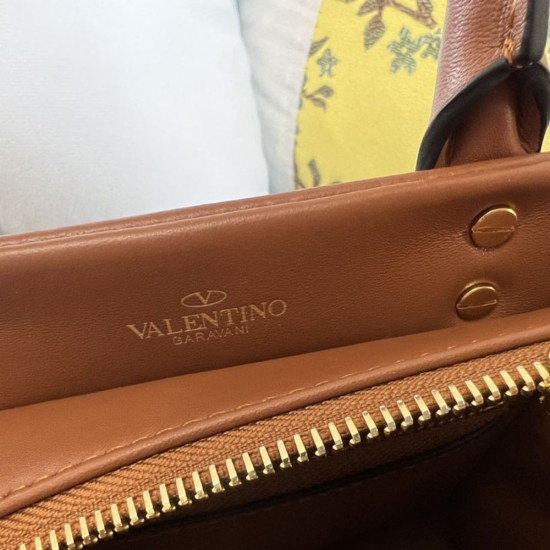 Valentino Small One Stud Top Handle Bag In Nappa 19cm 5 Colors