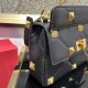 Valentino Medium Roman Stud The Shoulder Bag in Grained Calfskin