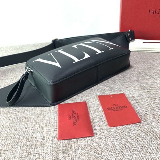 Valentino VLTN Print Leather Belt Bag