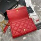 YSL Becky Chain Wallet In Quilted Lambskin 5 Colors