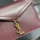 YSL Cassandra Medium Chain Bag Smooth Calfskin Leather 4 Colors