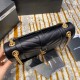 YSL Envelope Bag In Black Caviar Calfskin