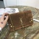 YSL Kate Chain Bag With Rivet Tassel Deerskin and Calfskin Leather 2 Colors