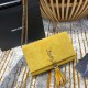 YSL Kate Chain Bag With Tassel in Yellow Suede and Lambskin Leather