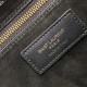 YSL LE 5 À 7 Hobo Bag In Black Patent Calfskin Leather