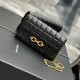 YSL Small Le Maillon Satchel In Quilted Lambskin 3 Colors