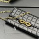 YSL Small Le Maillon Satchel In Quilted Lambskin 3 Colors