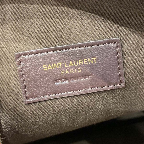 YSL Le Monogramme Bucket Bag In Canvas And Smooth Leather