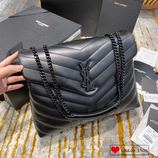 YSL Loulou Bag In Matelasse "Y" Calfskin Leather 9 Colors