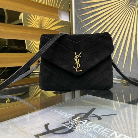 YSL Loulou Toy Bag In Matelasse "Y" Suede Calfskin Leather 2 Colors