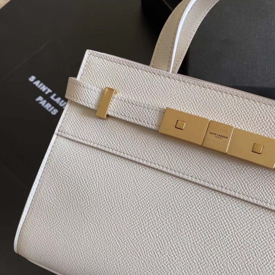 YSL Manhattan Nano Shopping Bag In Epsom Leather 2 Colors