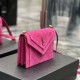 YSL Gaby Bag In Suede Calfskin Leather 