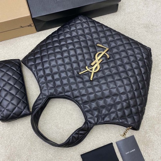 YSL Icare Maxi Shopping Bag In Quilted Lambskin 2 Colors