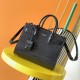 YSL Classic Sac De Jour In Black Crocodile Embossed Shiny Leather