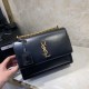 YSL Sunset Medium Chain Bag in Calfskin Leather 7 Colors